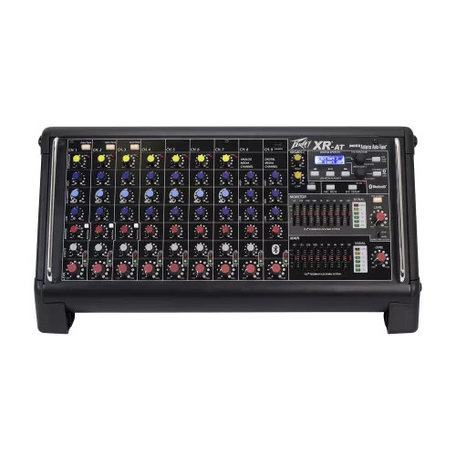 Peavey XR-AT 9-канальный активный микшерный пульт, 2х500 Вт., Bluetooth, Auto-Tune