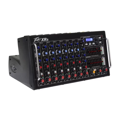 Peavey XR-S 8-канальный активный микшерный пульт, 2х500 Вт., Bluetooth