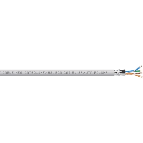 Percon NEO-CAT5011HF/HS/ECA Витая пара CAT5e, SF/UTP, 4х2х0,2 кв.мм (AWG 24), 4х2х0,2