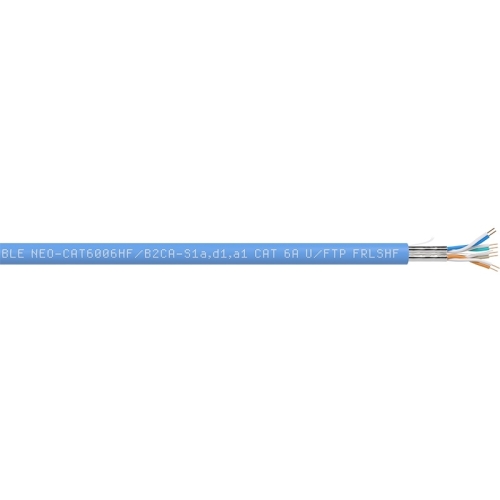 Percon NEO-CAT6006HF/B2CA Витая пара CAT6a, U/FTP, 4х2х0,25 кв.мм (AWG 23), 4х2х0,25