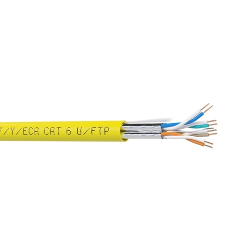 Percon NEO-CAT6007HF/Y/ECA Витая пара CAT6, U/FTP, 4х2х0,11 кв.мм (AWG 27), 4х2х0,11