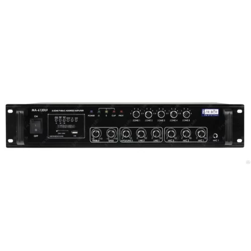 Proaudio MA-6120UF Трансляционный микшер-усилитель, 120 Вт.