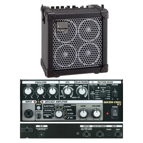 Roland MICRO CUBE RX Гитарный комбоусилитель, 5 Вт., 4x4 дюймов