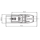 Roxtone RX3F-BT Разъем кабельный XLR(3) «мама»