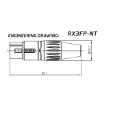 Roxtone RX3FP-NT Разъем кабельный XLR(3) «мама»