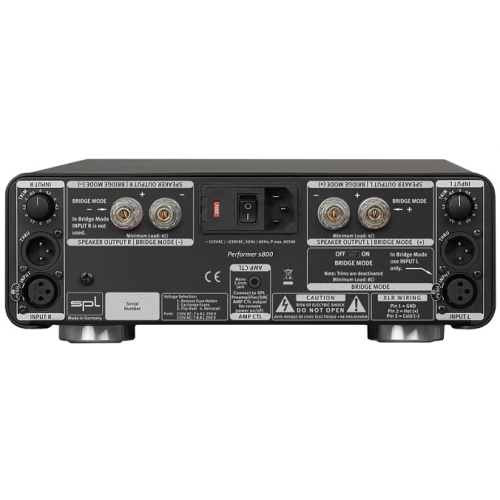 SPL Performer s800 Red Усилитель мощности, 2x285 Вт., 4 Ом.