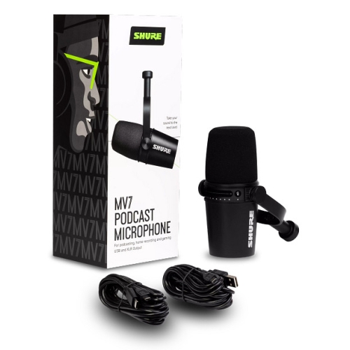 Shure MV7-K Микрофон для подкастов