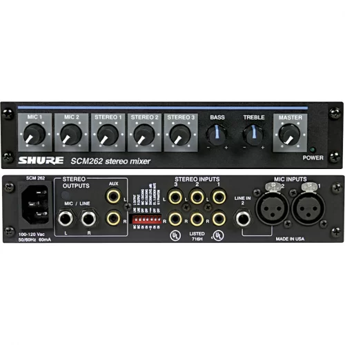 Shure SCM262E Микрофонный стерео-микшер