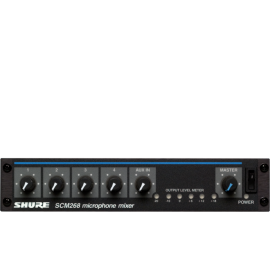 Shure SCM268E 4-канальный микрофонный микшер