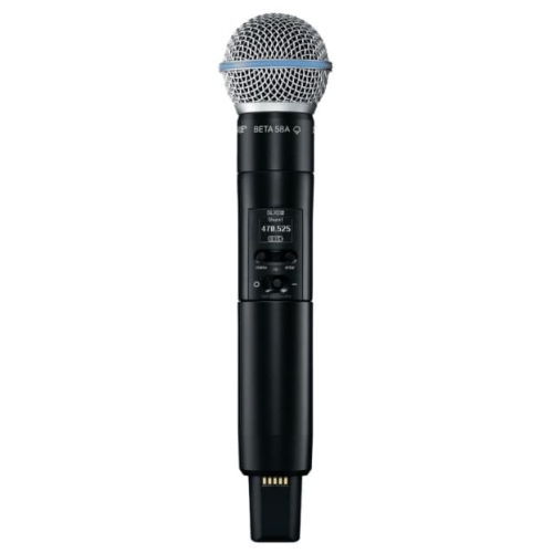 Shure SLXD2/B58 Ручной передатчик серии SLX-D с капсюлем BETA58A