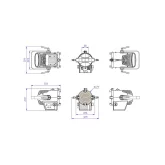 Silver Star SS816TC FREZNO 150 TC Театральный прожектор, 100 Вт., 4000-6500К