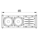 Studiomaster V5 Элемент ЛМ, 150 Вт, 2х5"