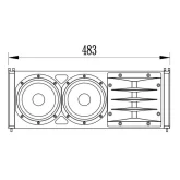 Studiomaster V5 Элемент ЛМ, 150 Вт, 2х5"