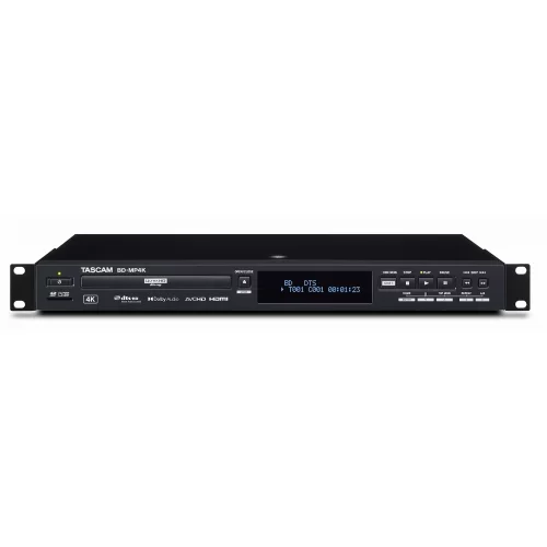 Tascam BD-MP4K Проигрыватель Blu-ray, DVD, CD, SD карт, USB