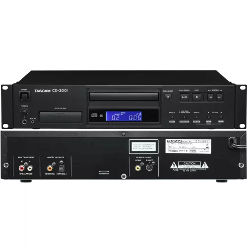 Tascam CD-200i CD-проигрыватель Wav/MP3 с доком для iPod