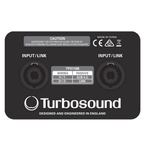 Turbosound Performer TPX118B Пассивный сабвуфер, 1200 Вт., 18"