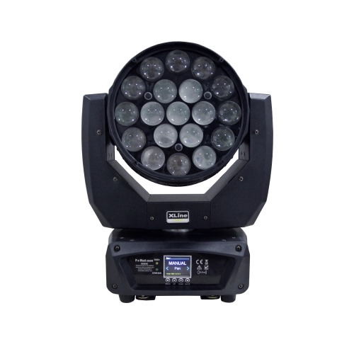 XLine Light LED WASH 1912 ZR Вращающаяся голова, 19х12 Вт, RGBW