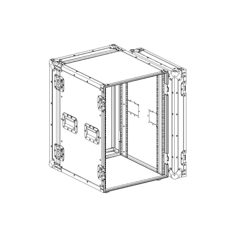 Имлайт RC9-480-16U Рэковый кейс 16U, глубина 480мм