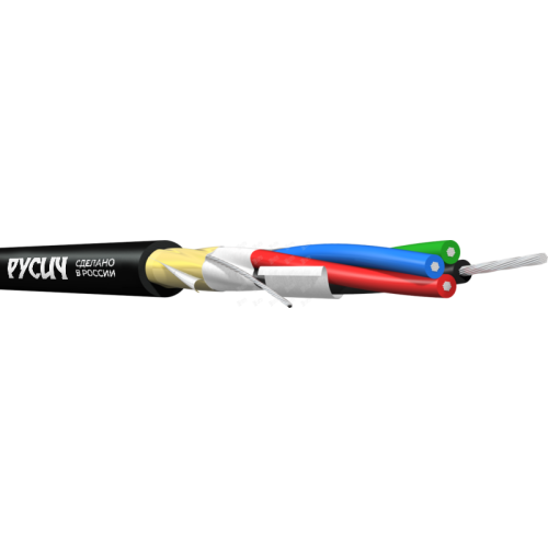 РУСИЧ МКФ-4022нг(А)-LSLTx Кабель квадропольный микрофонный, 4х0,22 мм2