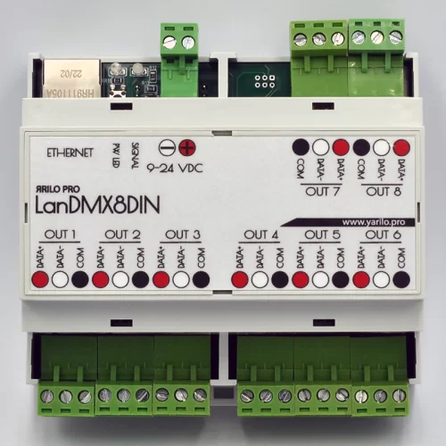 ЯRILO LanDMX8DIN Конвертер Art-Net - DMX